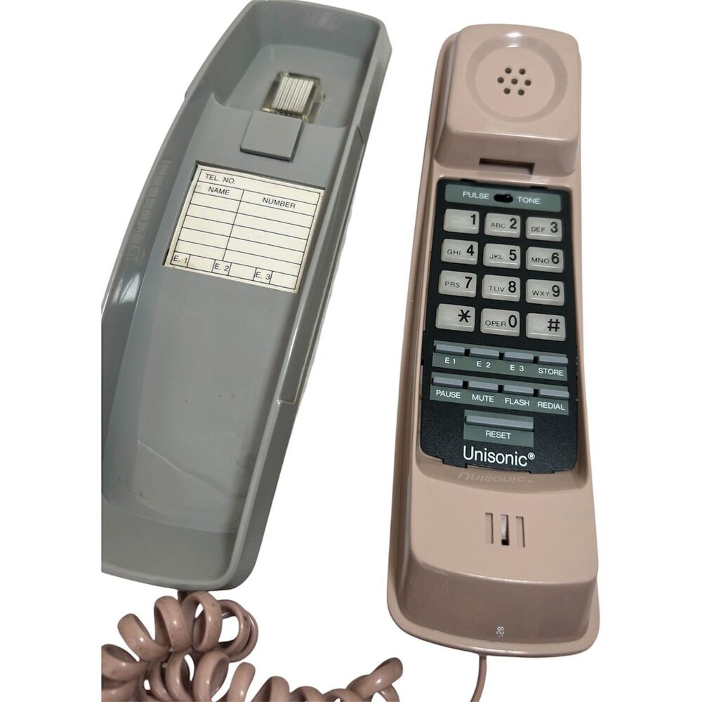 Vintage Corded Wall Push Button Telephone VVGUC-FREE SHIPPING 🌈⚡🌈⚡🌈⚡🌈⚡🌈⚡🌈⚡